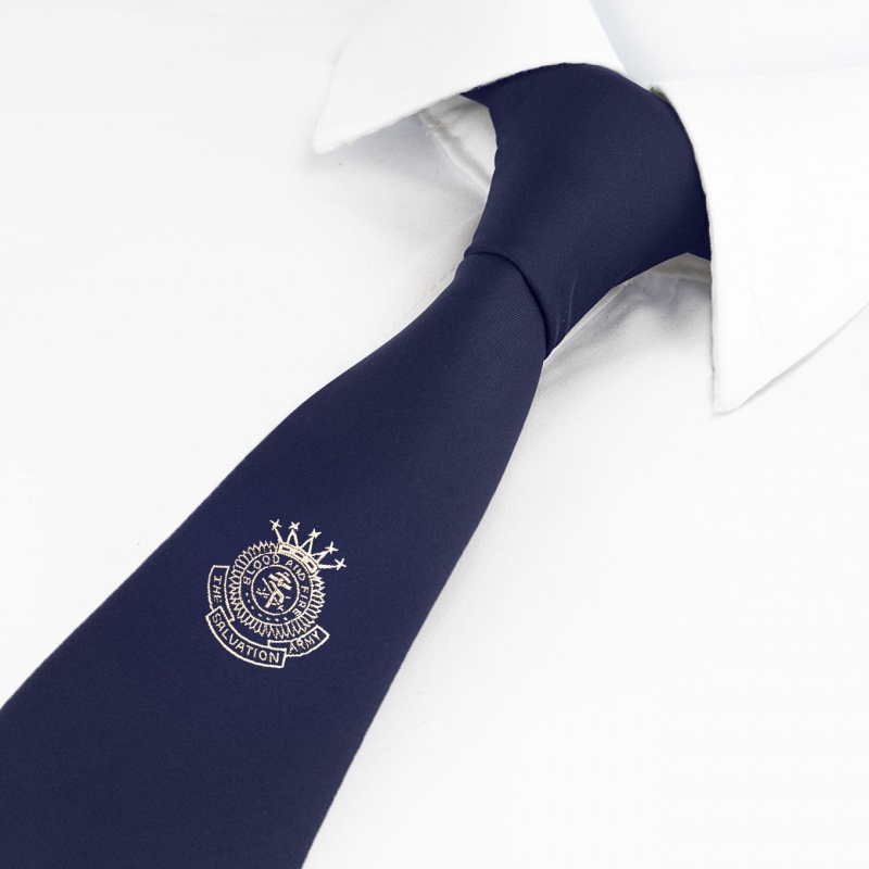 Tie Large White Crest